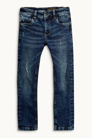 Vintage Wash Distressed Skinny Jeans (3-16yrs)